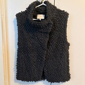 IRO Black Textured Knit Vest
